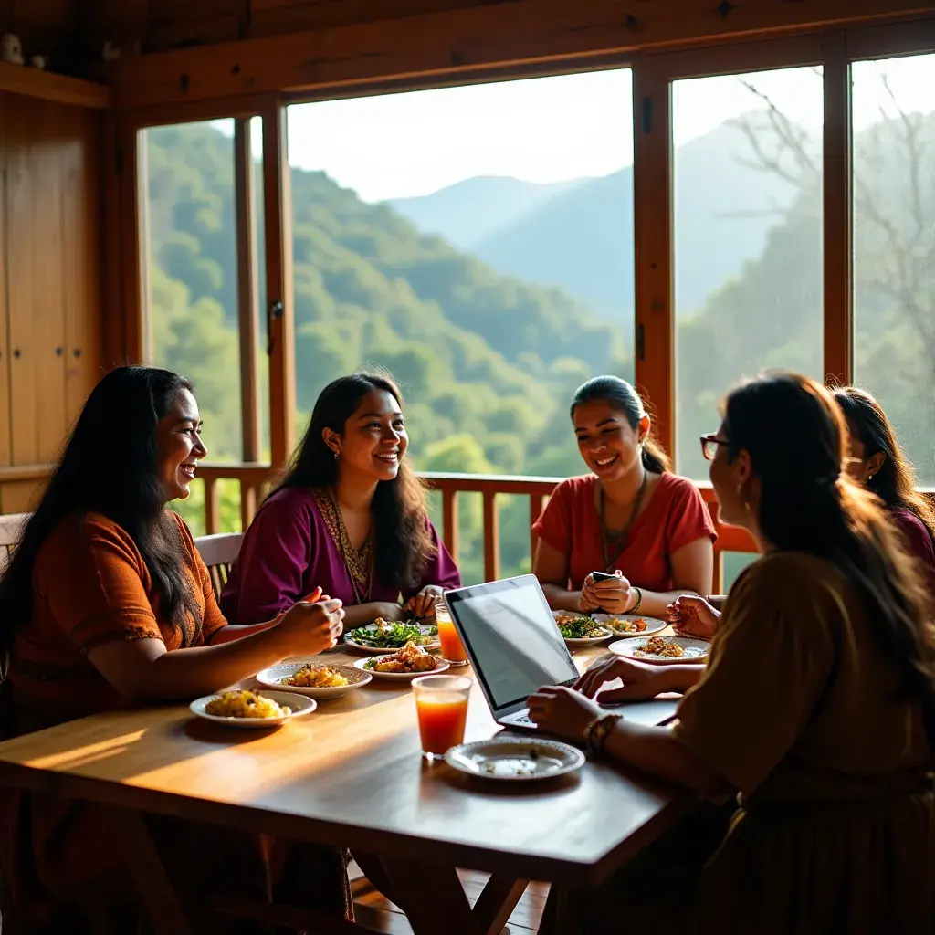 Modern office workspace